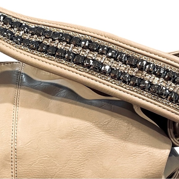 ***SOLD***. Charming Charlie Rhinestone Embellished Strapped Shoulder Bag - Picture 13 of 15